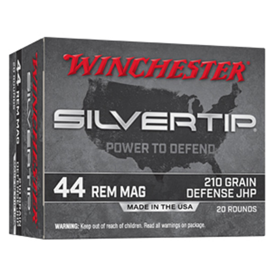 WIN SILVERTIP 44MAG 210GR JHP 20/10 - Sale